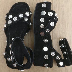 Alexander Wang Sandrah Sandal Platform Wedges